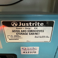 Justrite Sure-Grip EX 4 Gallon Acid and Corrosive Storage Cabinet image 0